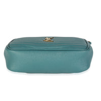 Blue Vert Grain De Poudre Matelasse Monogram Mini Lou Camera Bag