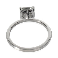 1.61 ct Square Cut Diamond Tiffany True Engagement Ring