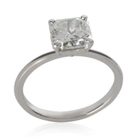 1.61 ct Square Cut Diamond Tiffany True Engagement Ring