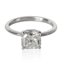 1.61 ct Square Cut Diamond Tiffany True Engagement Ring