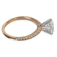 1.74 ct Round Brilliant Diamond Tiffany Setting Engagement Ring