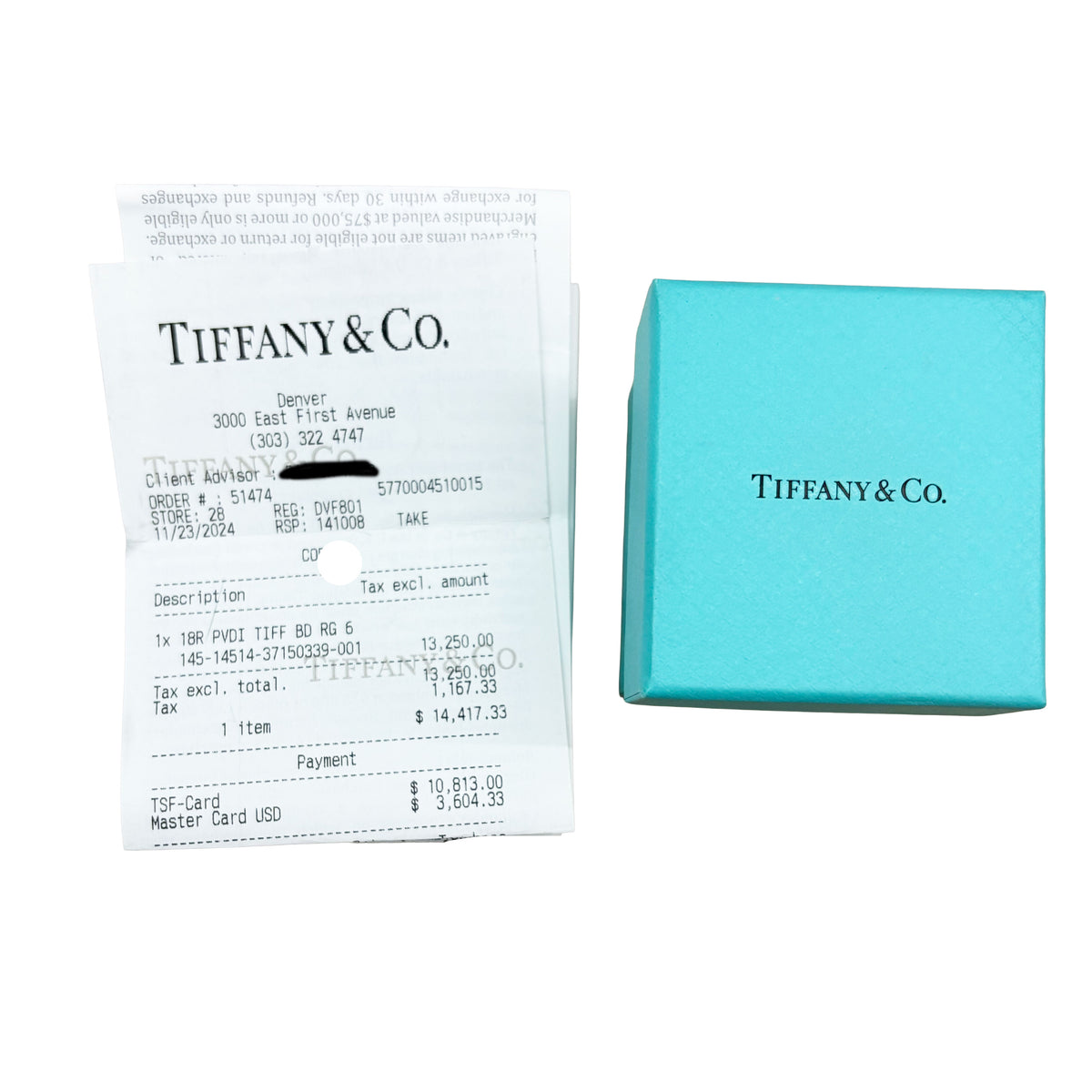 Rose Gold Diamond Tiffany Setting Pave Band