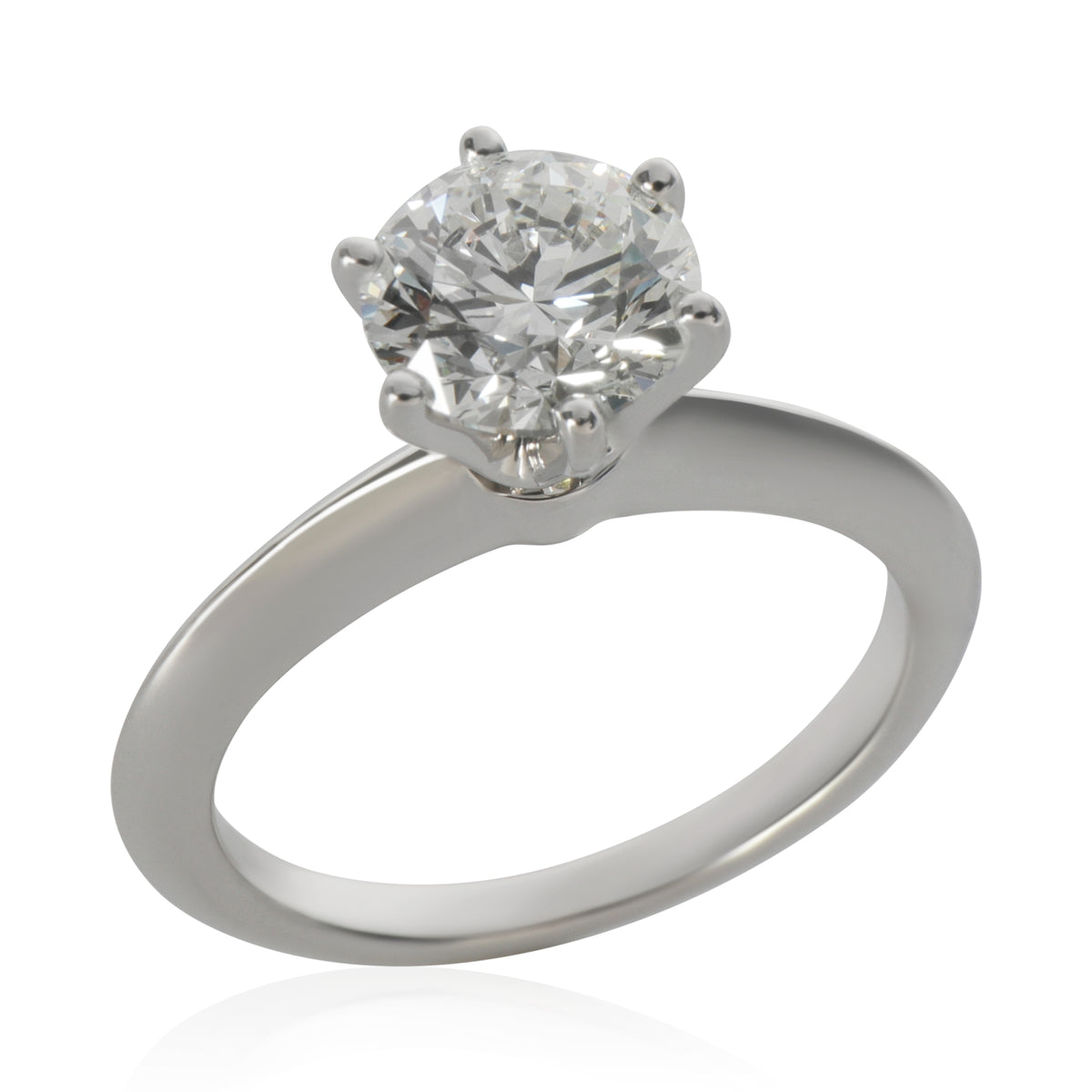 1.28 ct Round Brilliant Diamond Engagement Ring