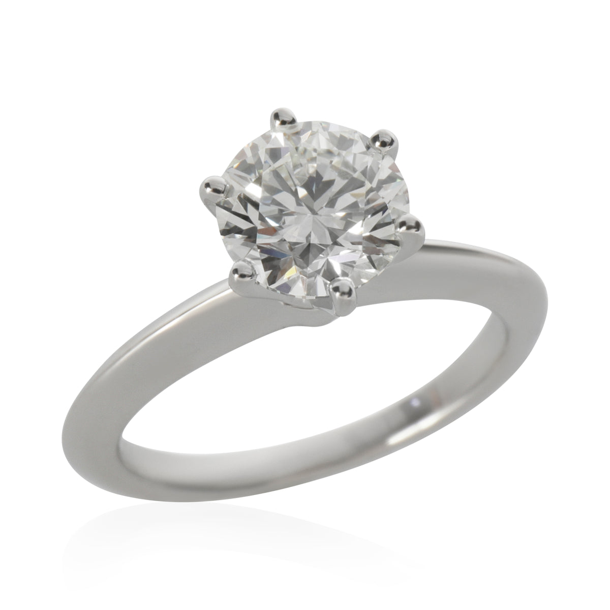 1.28 ct Round Brilliant Diamond Engagement Ring