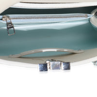 Blue Metallic Ombre Taurillon Capucines BB