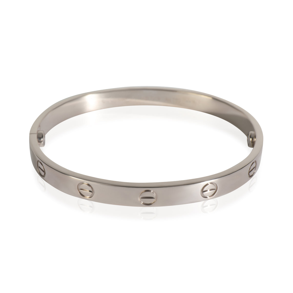 White Gold  Love Bracelet