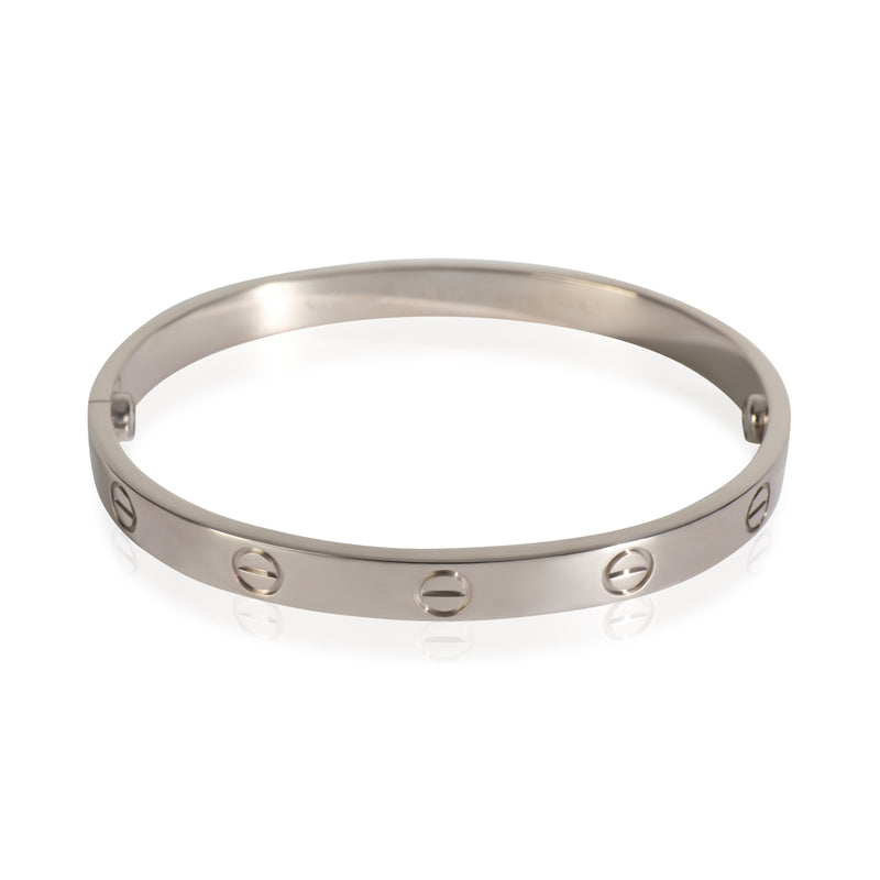 White Gold  Love Bracelet