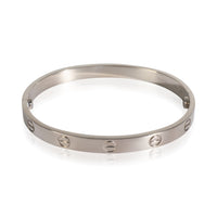 White Gold  Love Bracelet