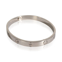 White Gold  Love Bracelet