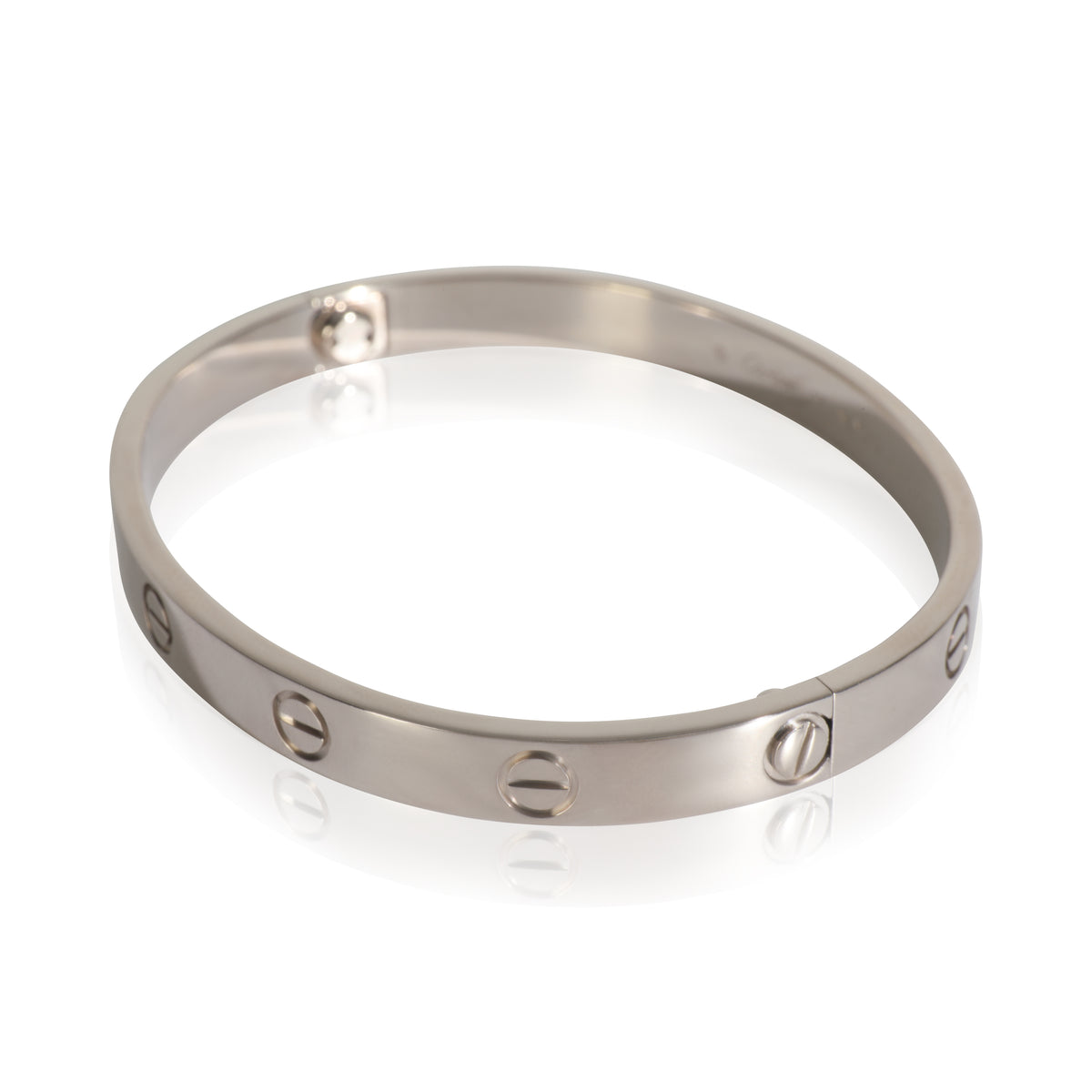 White Gold  Love Bracelet