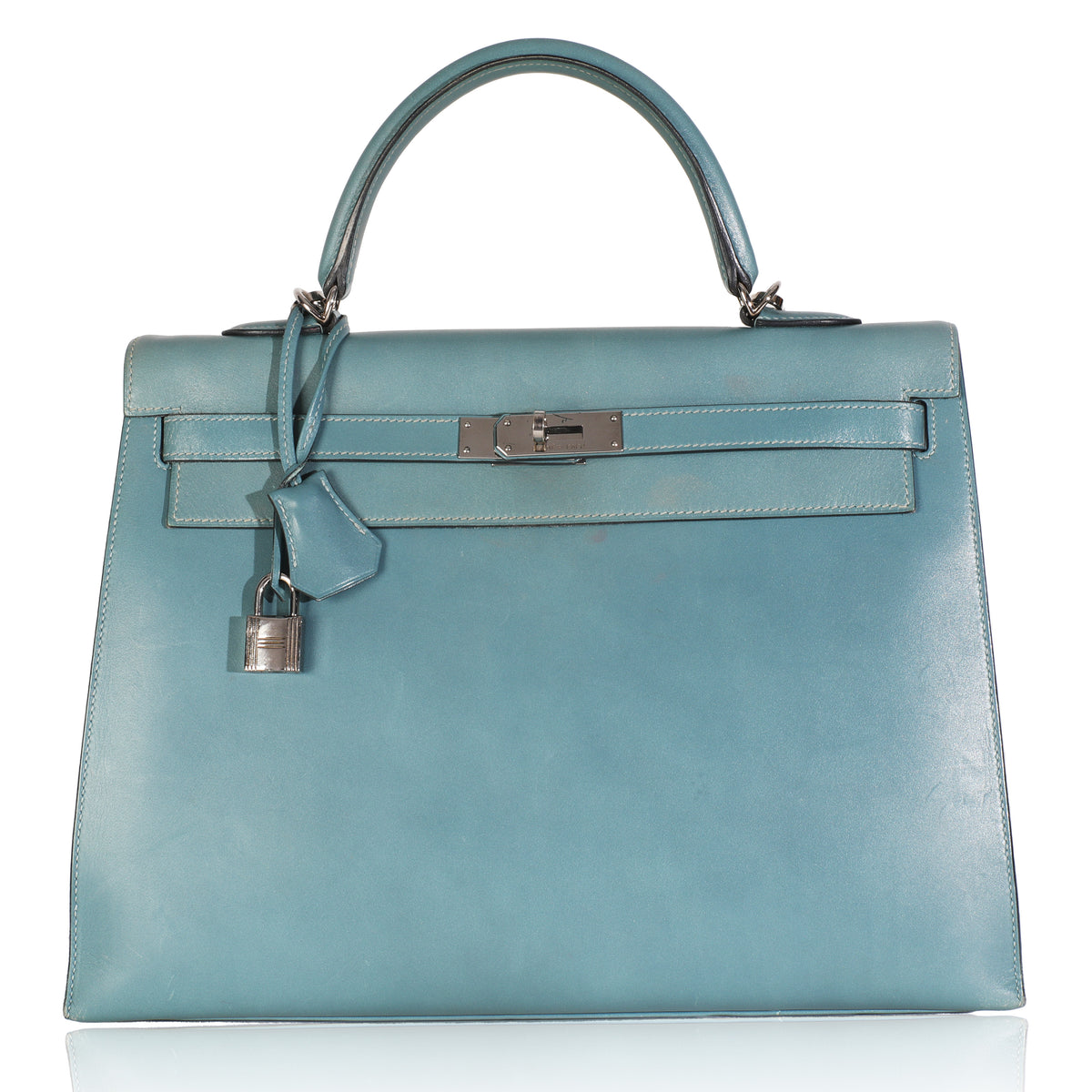 Blue Jean Box Sellier Kelly 35 PHW