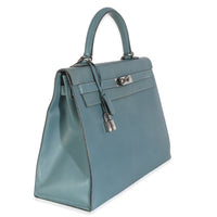 Blue Jean Box Sellier Kelly 35 PHW