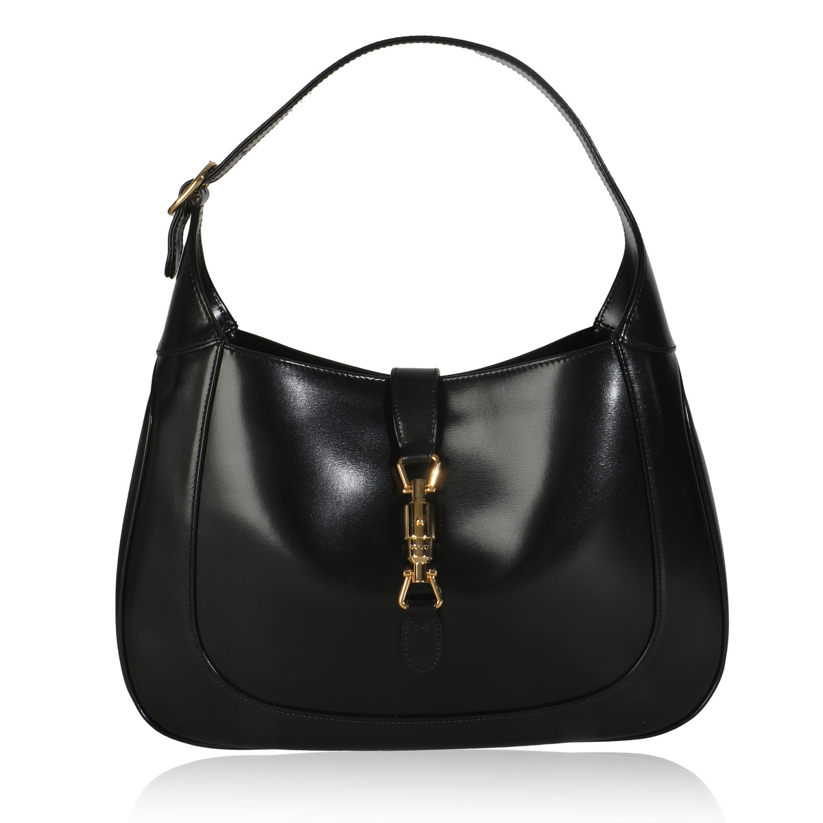 Black Boarded Dyana Lux Calfskin Medium Jackie 1961 Hobo