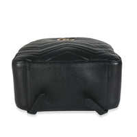 Black Matelasse Calfskin GG Marmont Backpack