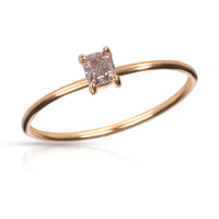 Rose Gold Natural Pink Diamond Ring
