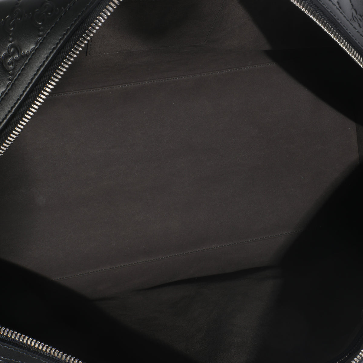 Black Guccissima Signature Medium Duffle Bag