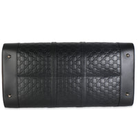 Black Guccissima Signature Medium Duffle Bag
