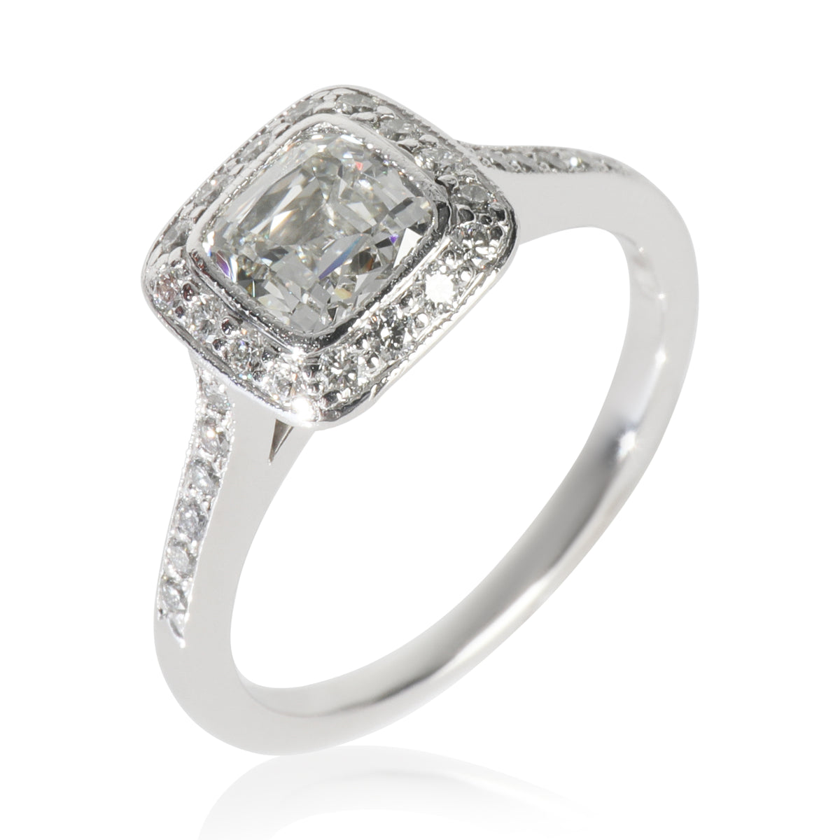 1.01 ct Cushion Modified Diamond Legacy Engagement Ring