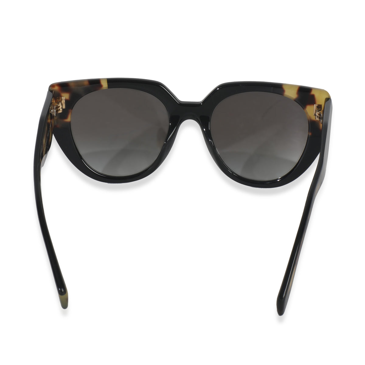 Brown Tortoise Cat Eye Logo Sunglasses