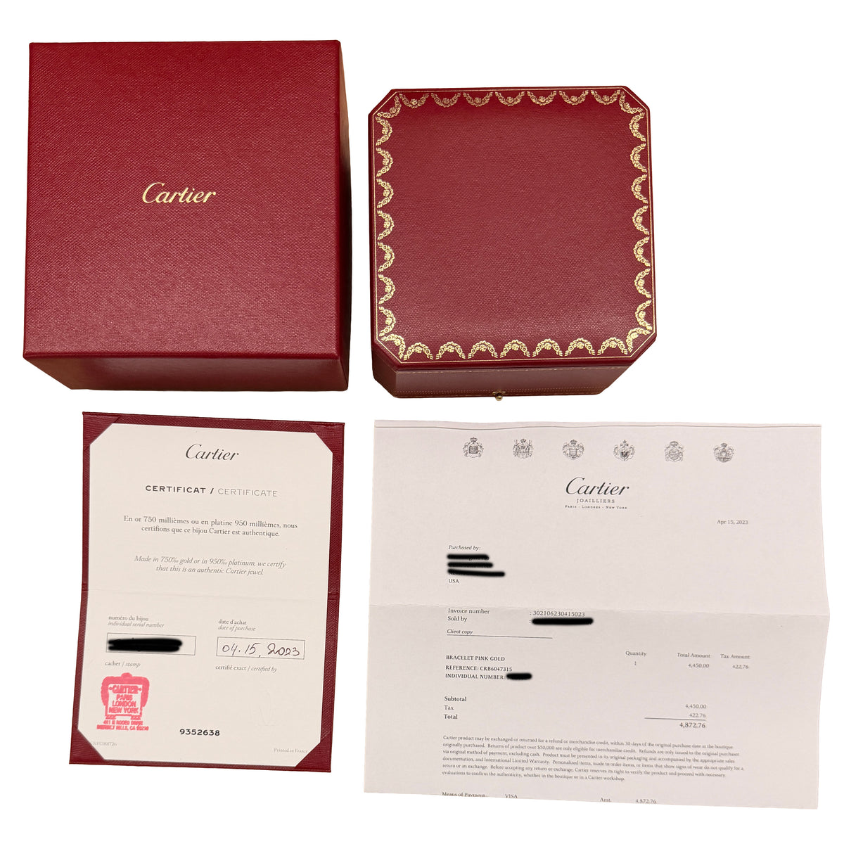 Rose Gold  Small Model Love Bracelet