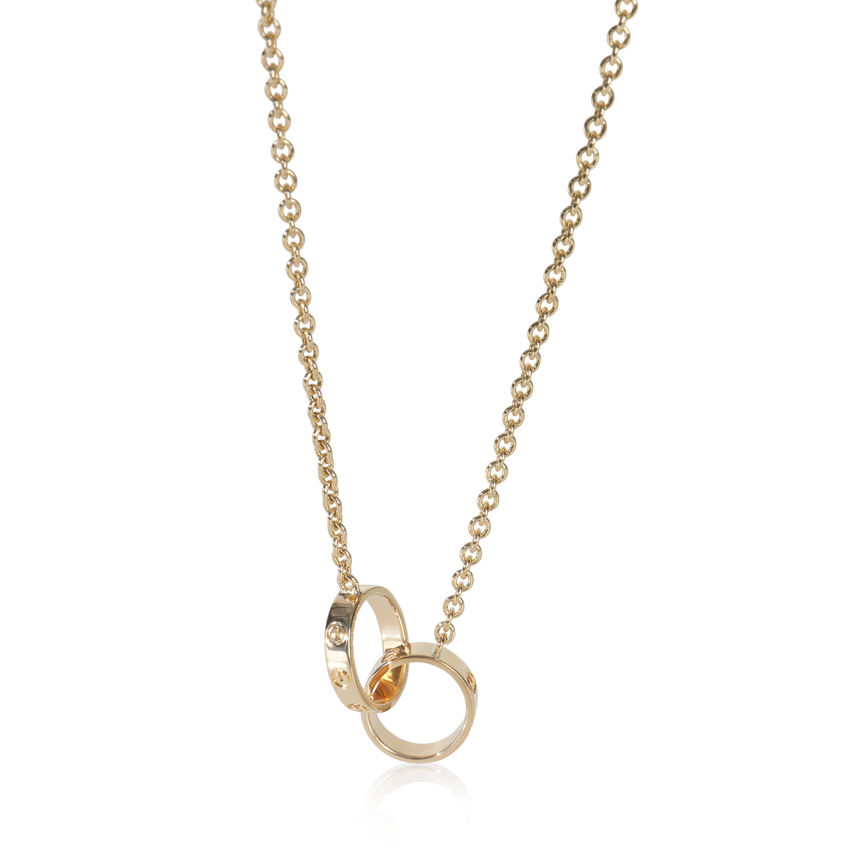 Yellow Gold  Love Necklace
