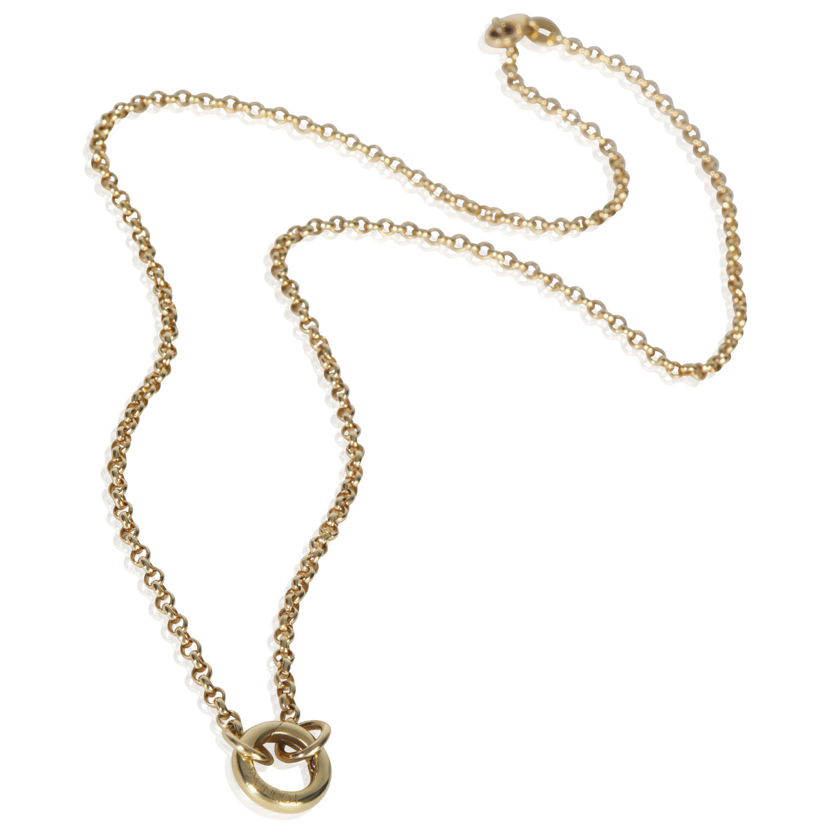 Yellow Gold  Belcher Chain Necklace