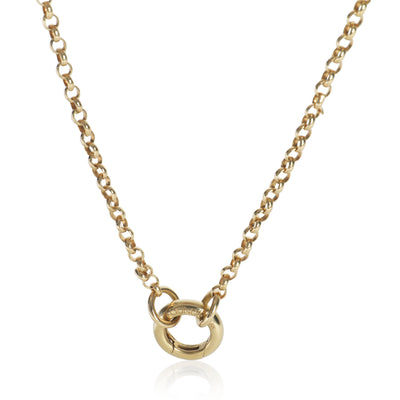 Yellow Gold  Belcher Chain Necklace
