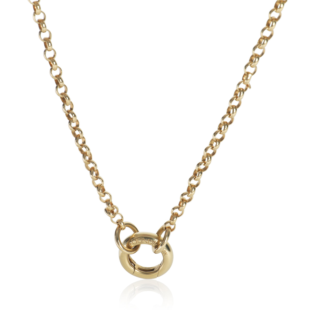 Yellow Gold  Belcher Chain Necklace