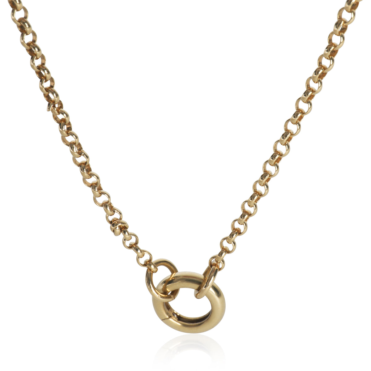 Yellow Gold  Belcher Chain Necklace