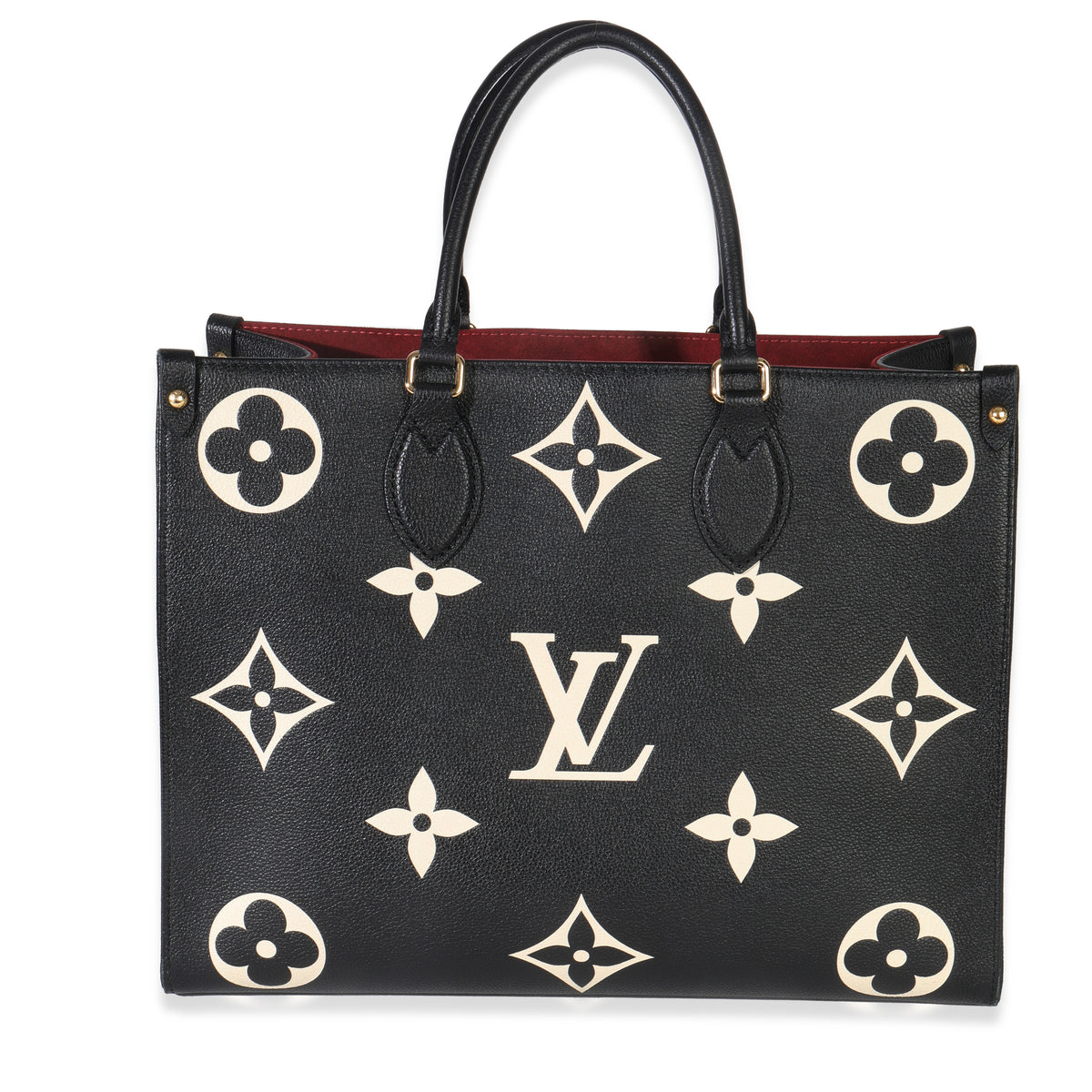 Reverse Monogram Giant Canvas Onthego MM