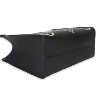 Reverse Monogram Giant Canvas Onthego MM