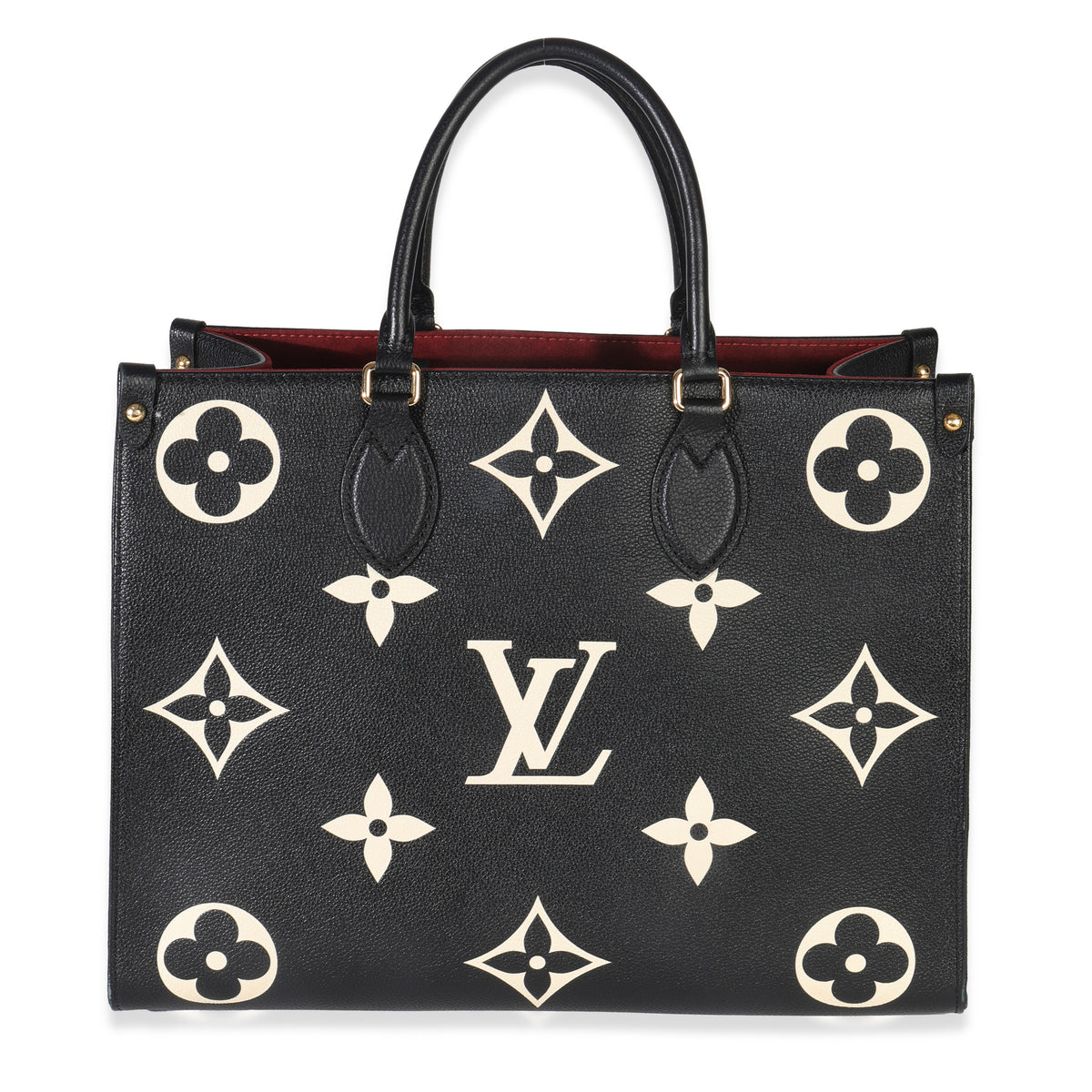 Reverse Monogram Giant Canvas Onthego MM