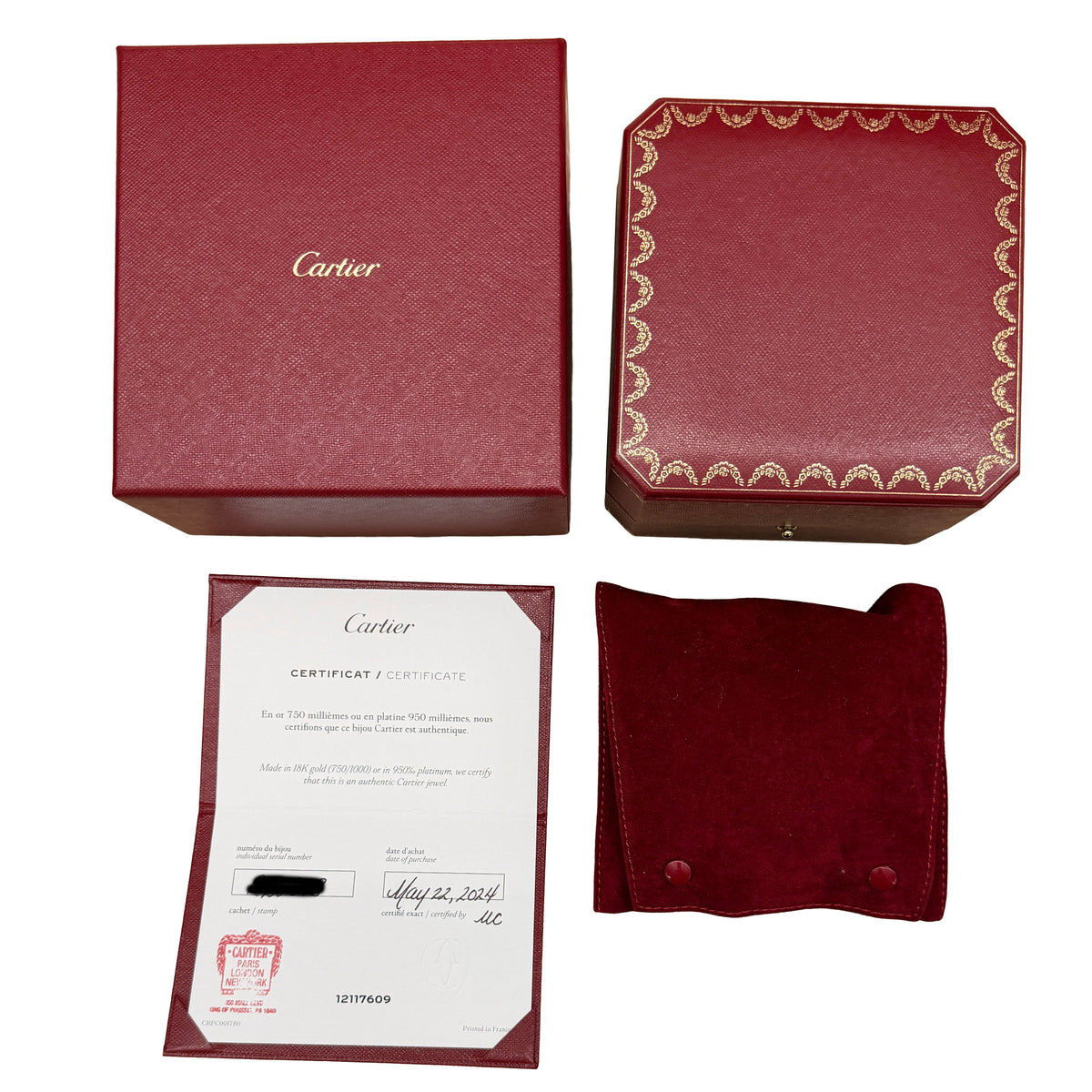 Yellow Gold  Large Model Love Cuff Bracelet