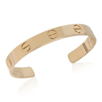 Yellow Gold  Large Model Love Cuff Bracelet