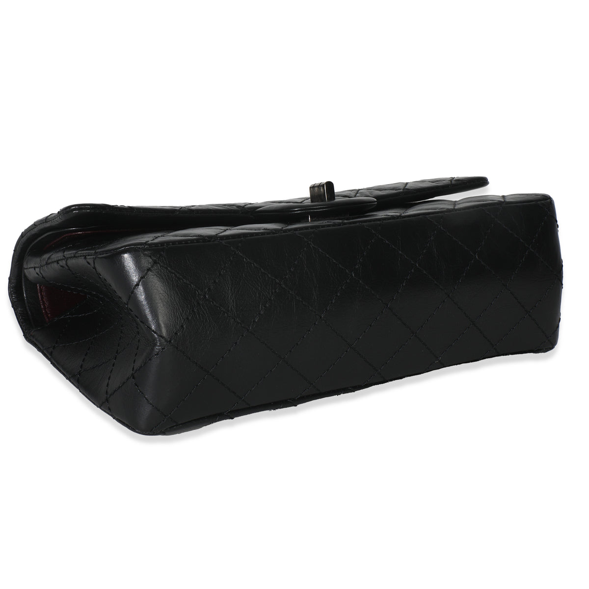 Black Quilted Aged Calfskin 2.55 Reissue 225 Flap Bag