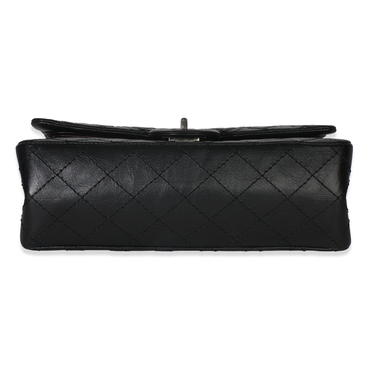 Black Quilted Aged Calfskin 2.55 Reissue 225 Flap Bag