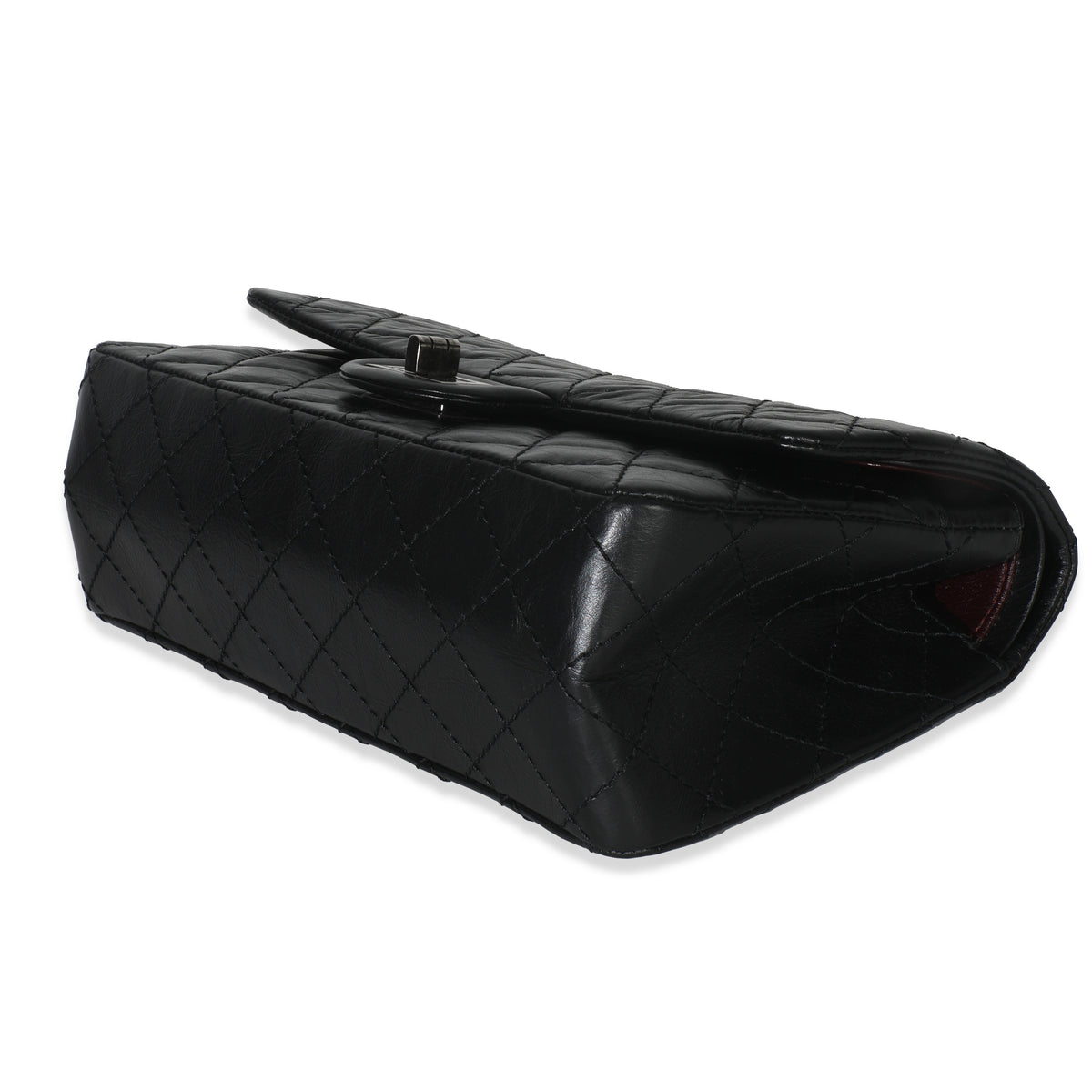 Black Quilted Aged Calfskin 2.55 Reissue 225 Flap Bag