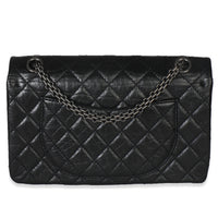 Black Quilted Aged Calfskin 2.55 Reissue 225 Flap Bag