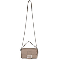 Dove Gray Cuoio Romano Calfskin Mini Selleria Baguette Bag