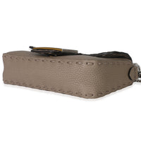Dove Gray Cuoio Romano Calfskin Mini Selleria Baguette Bag