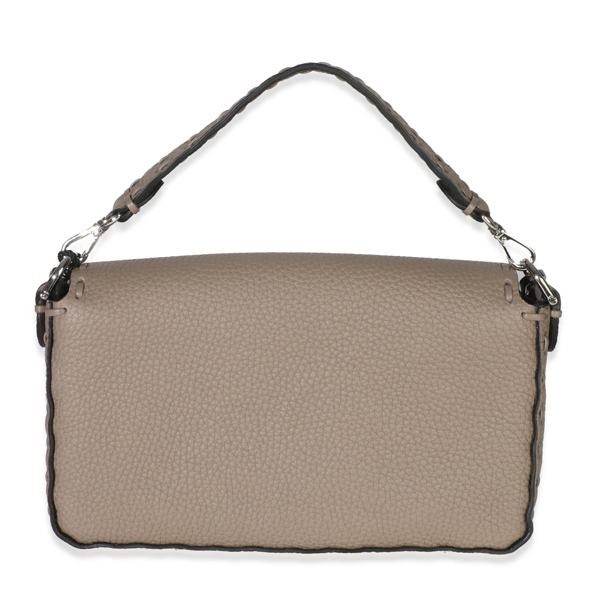 Dove Gray Cuoio Romano Calfskin Mini Selleria Baguette Bag