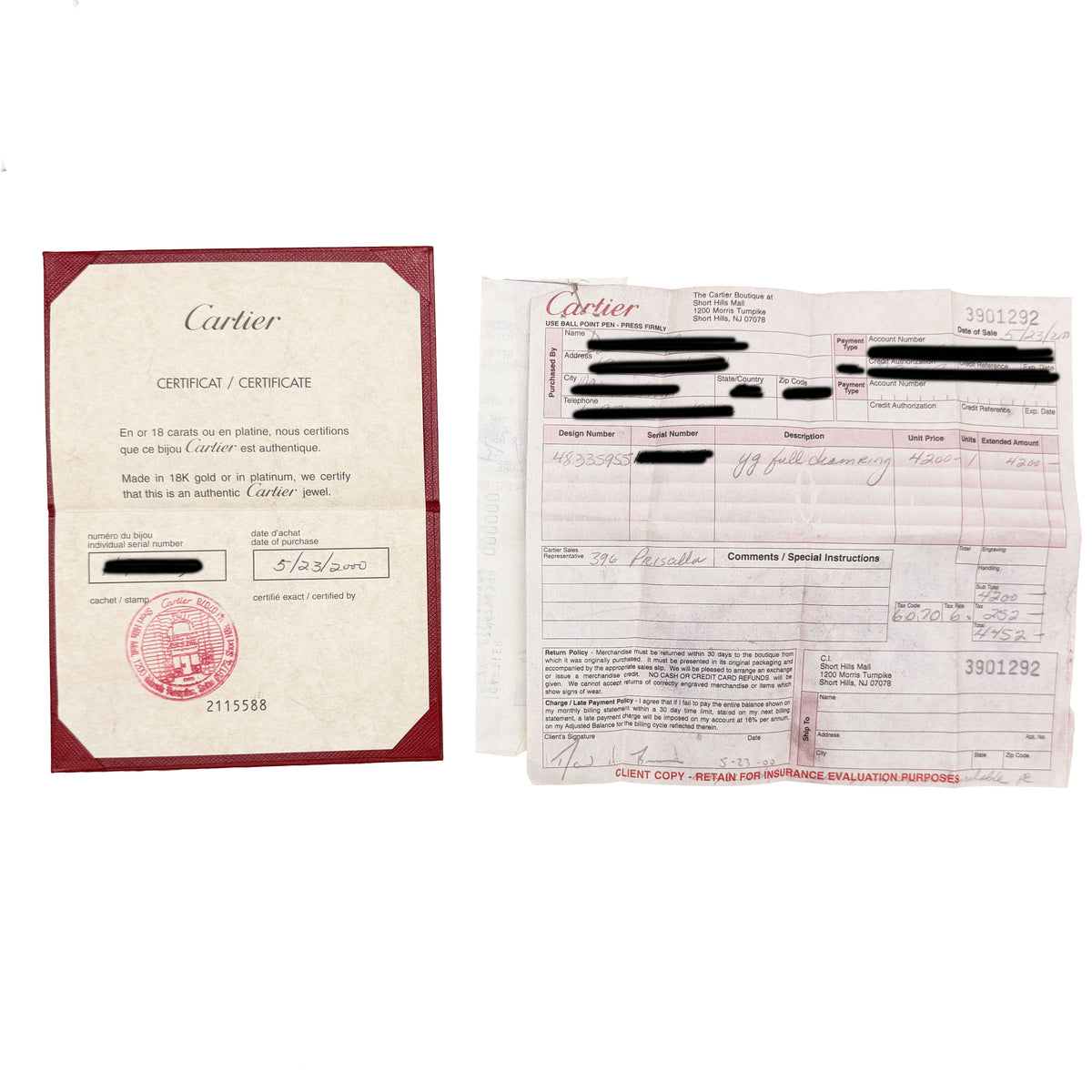 White Gold & Yellow Gold Diamond Vintage Contessa Band