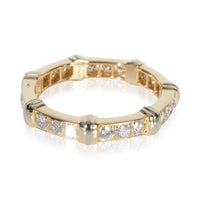 White Gold & Yellow Gold Diamond Vintage Contessa Band