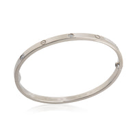 White Gold Diamond Small Model Love Bracelet