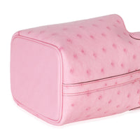 Bubblegum Pink Ostrich Micro Picotin Lock 14 PHW