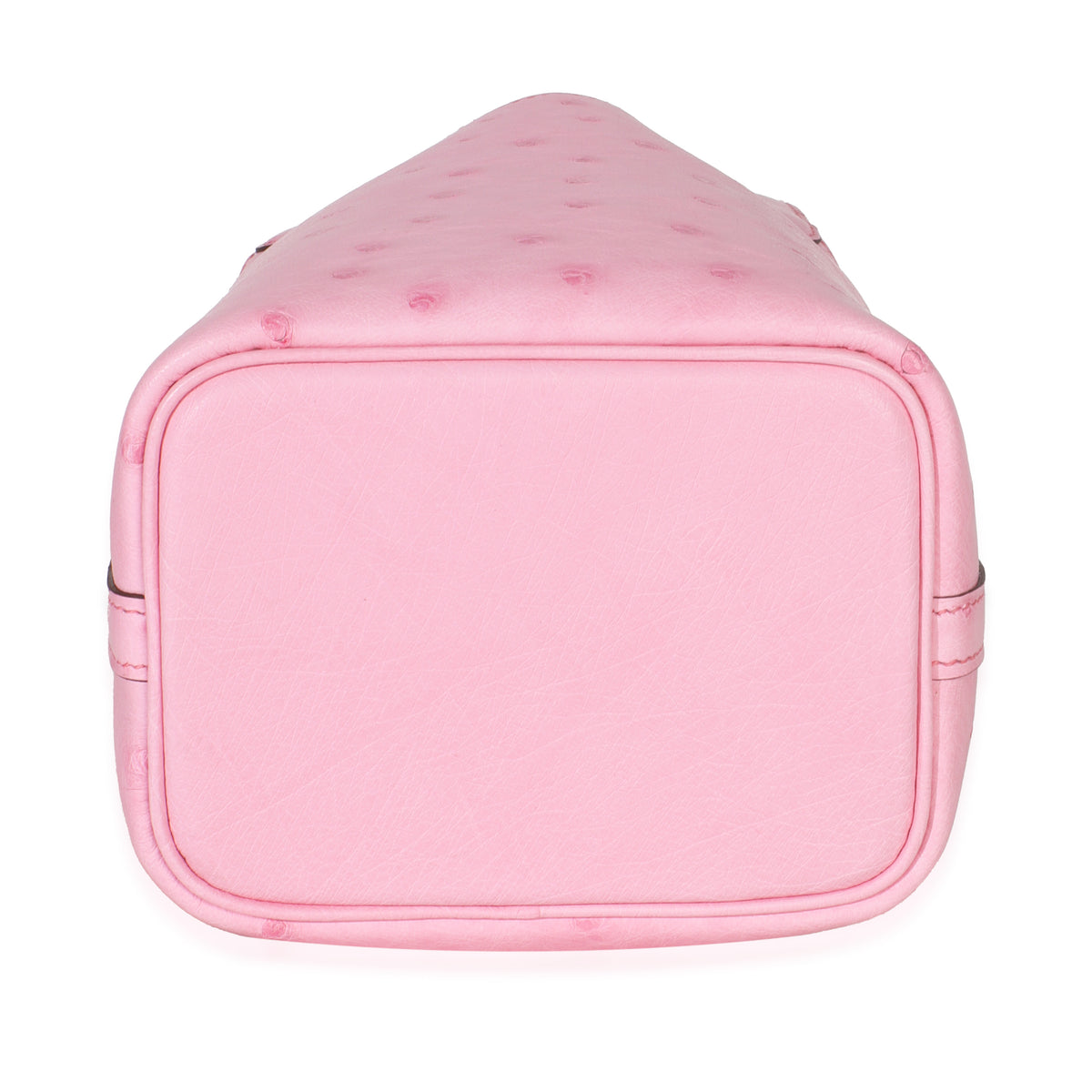 Bubblegum Pink Ostrich Micro Picotin Lock 14 PHW