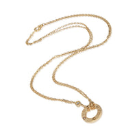 Yellow Gold Diamond Love Necklace