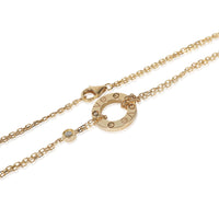 Yellow Gold Diamond Love Necklace