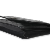 Black Quilted Lambskin Boy Wallet On Chain