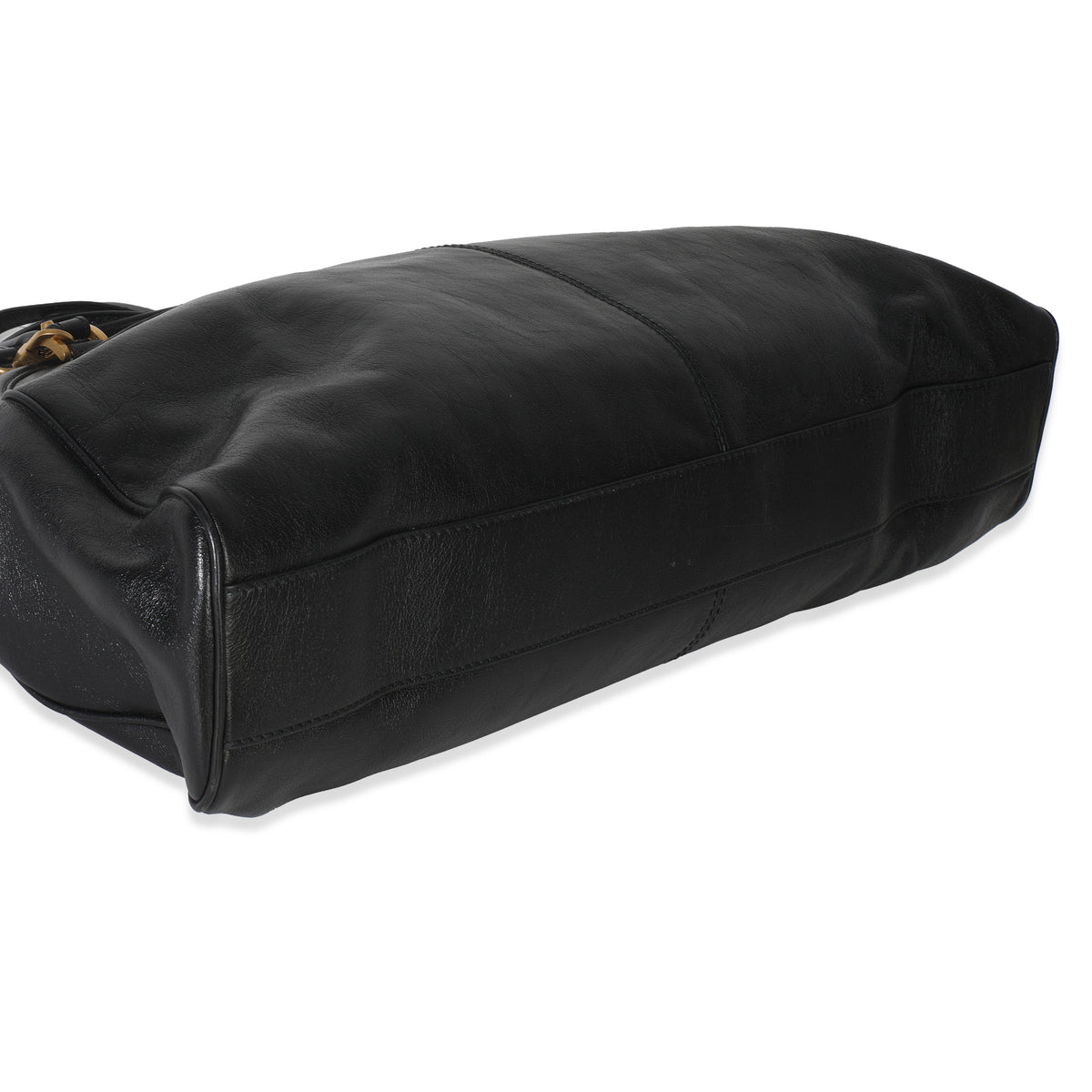 Black Calfskin Large Re(Belle) Shoulder Bag